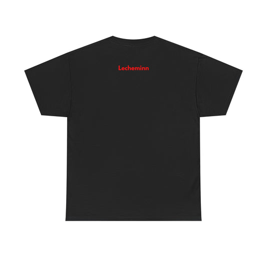 Heavy "Dreams into Reality" Cotton Black/Red T-shirt.