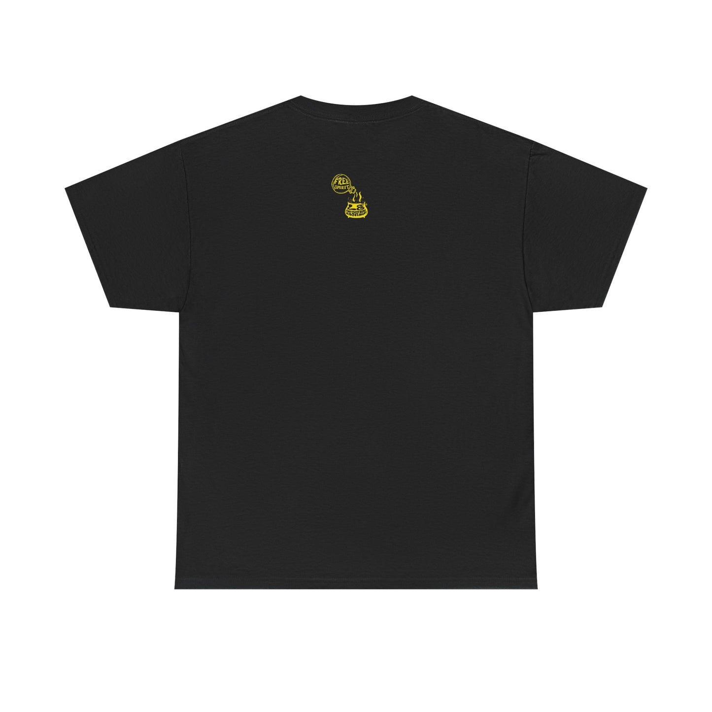 Heavy "Potions" Cotton Black/Yellow Tee