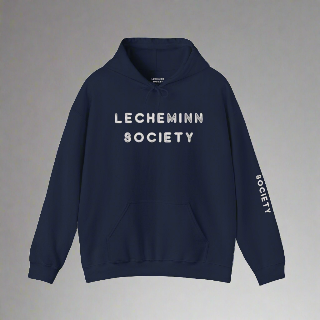 "Silence" Hooded Sweatshirt -Lecheminn-