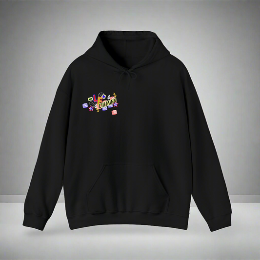 "Dice" Hooded Sweatshirt -Lecheminn-