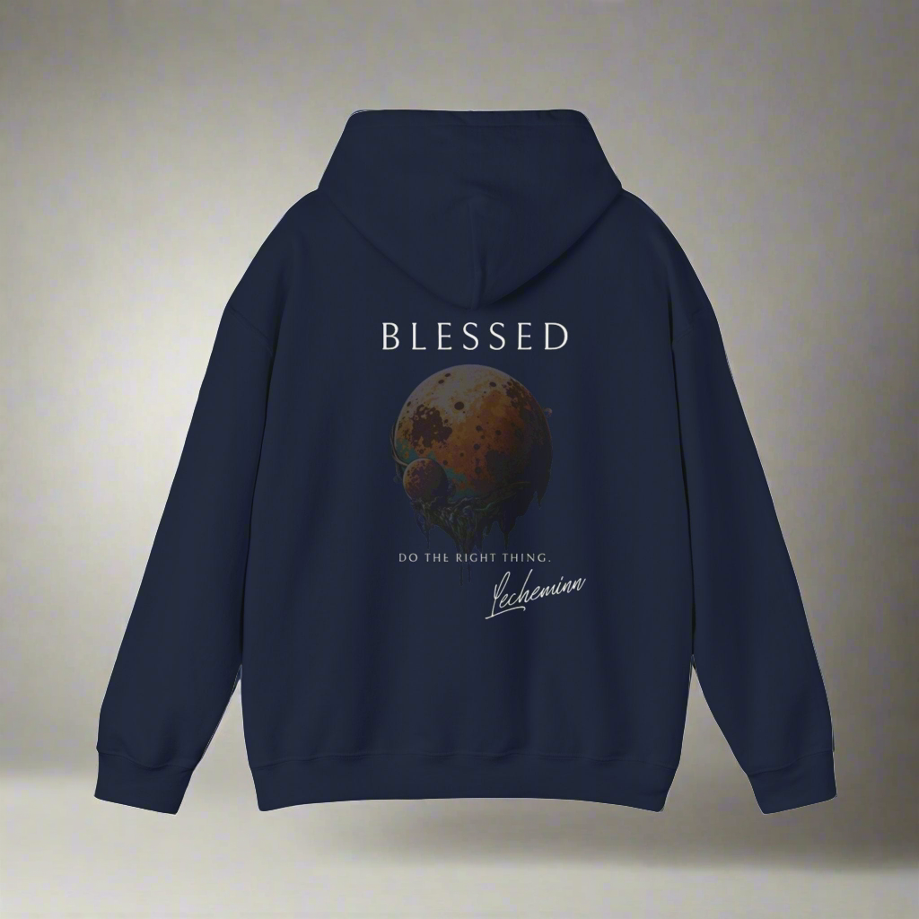 "Blessed" Hooded Sweatshirt -Lecheminn-