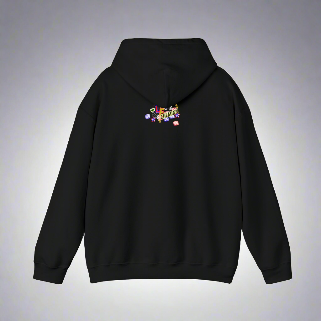 "Dice" Hooded Sweatshirt -Lecheminn-