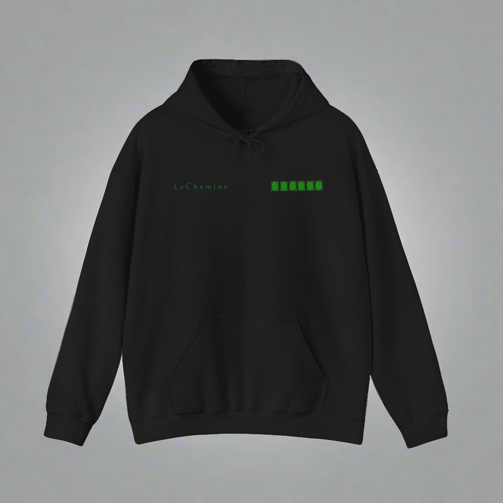 "Dollars" Hooded Sweatshirt -Lecheminn-