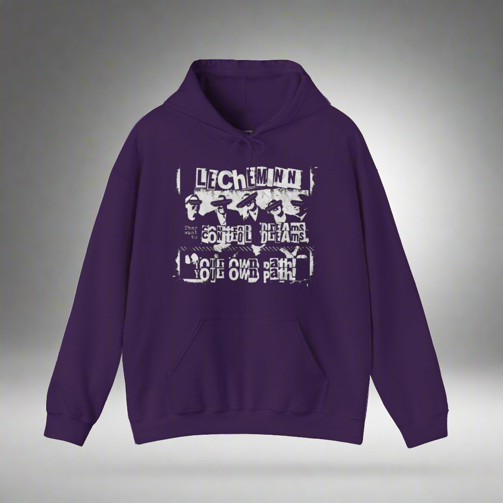 "Control" Hooded Sweatshirt -Lecheminm-