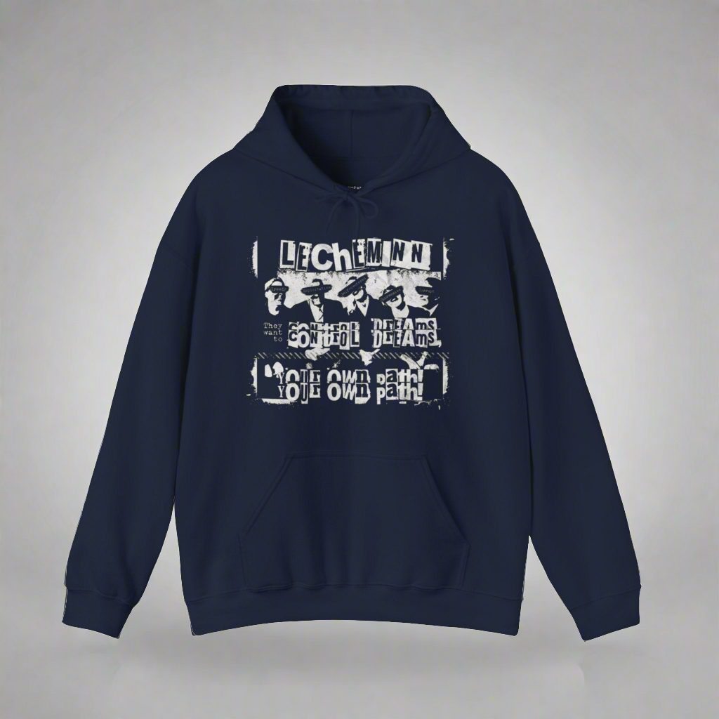 "Control" Hooded Sweatshirt -Lecheminm-