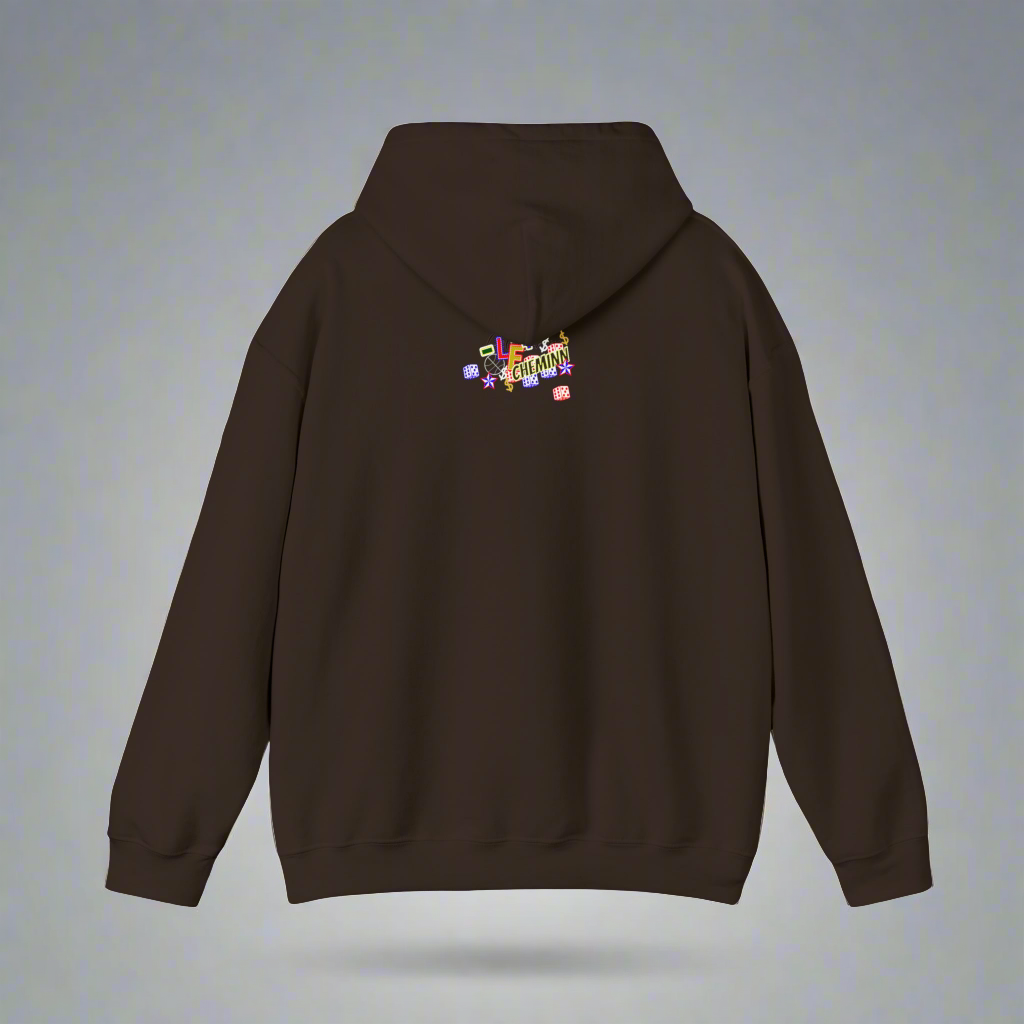 "Dice" Hooded Sweatshirt -Lecheminn-