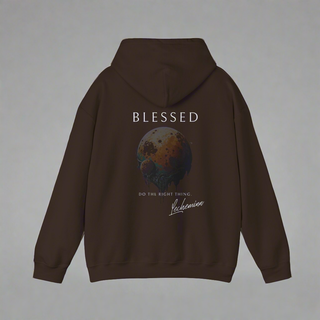 "Blessed" Hooded Sweatshirt -Lecheminn-