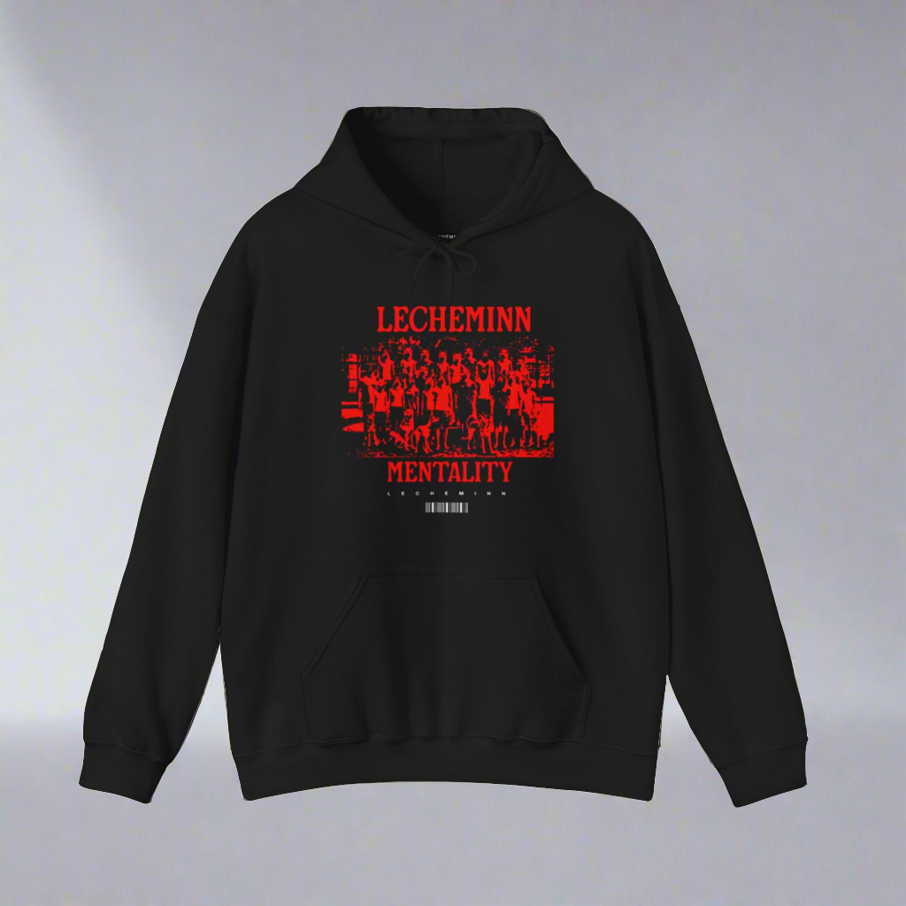 "Mentality" Hooded Sweatshirt -Lecheminn-