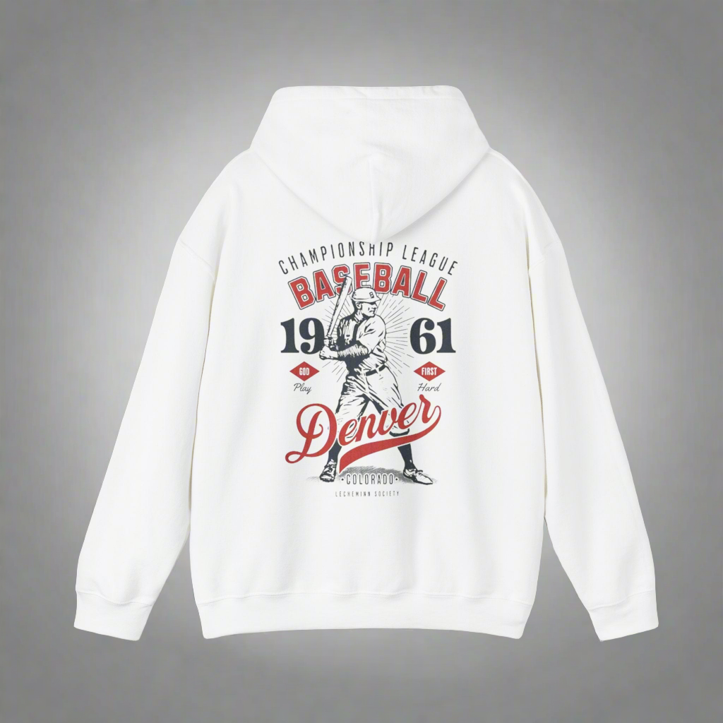 "Baseball" Hooded Sweatshirt -Lecheminn-