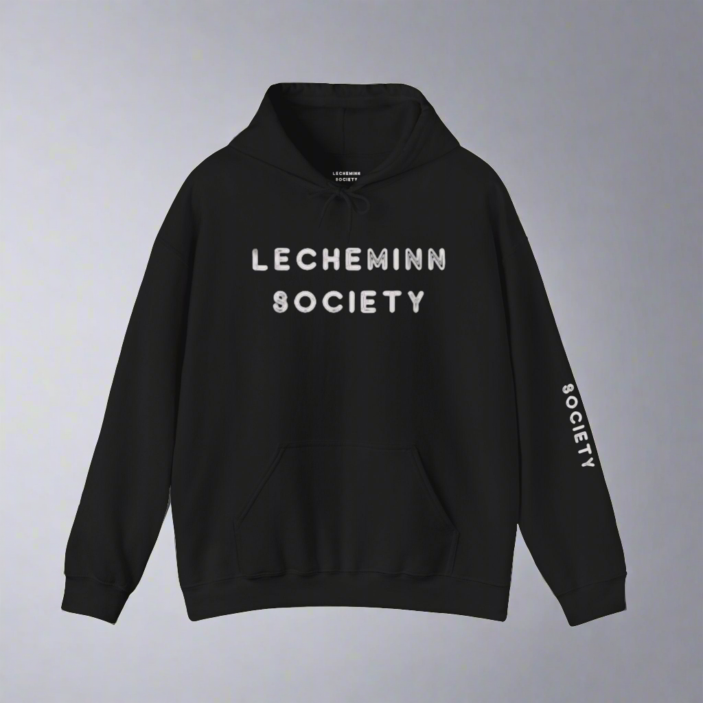 "Silence" Hooded Sweatshirt -Lecheminn-