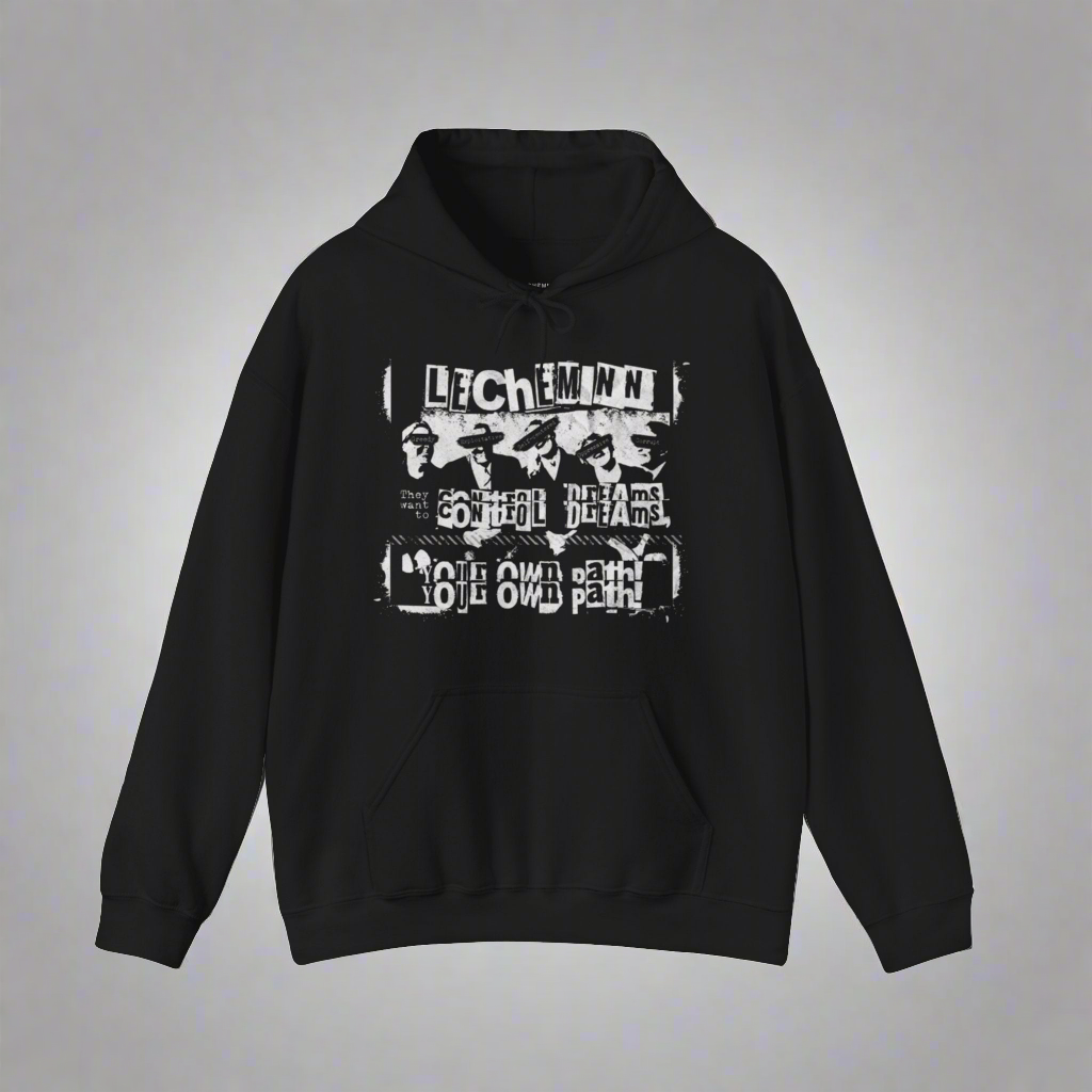 "Control" Hooded Sweatshirt -Lecheminm-