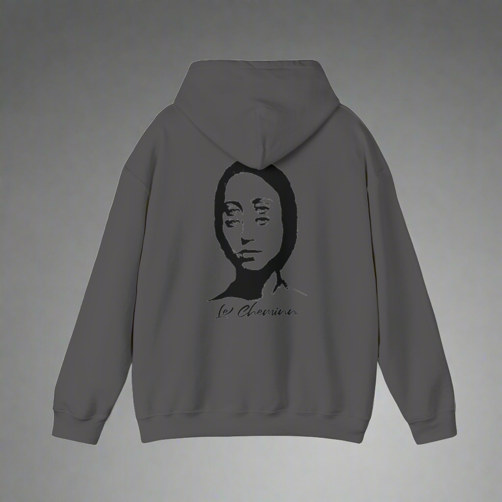 "L" Hooded Sweatshirt -Lecheminn-