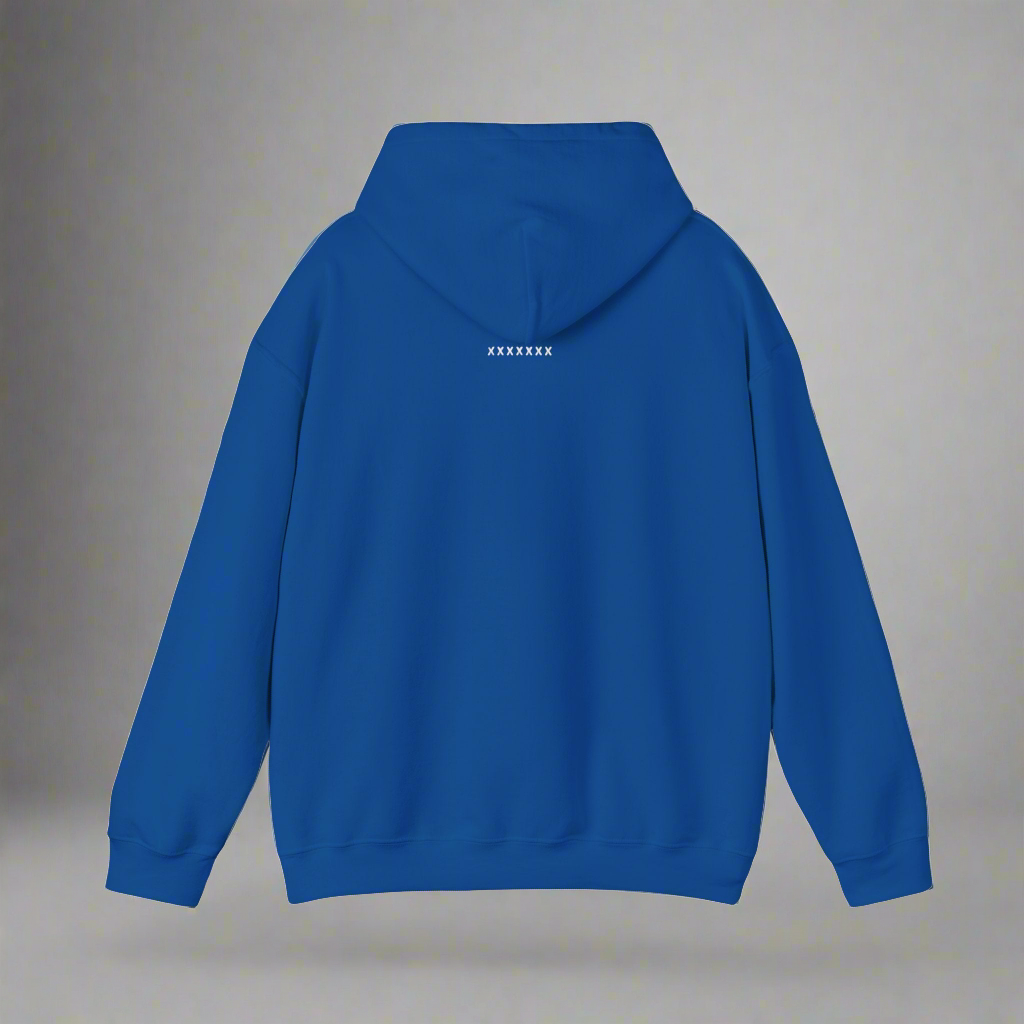 "XXX" Blue Unisex Heavy Blend Hooded Sweatshirt -Lecheminn-