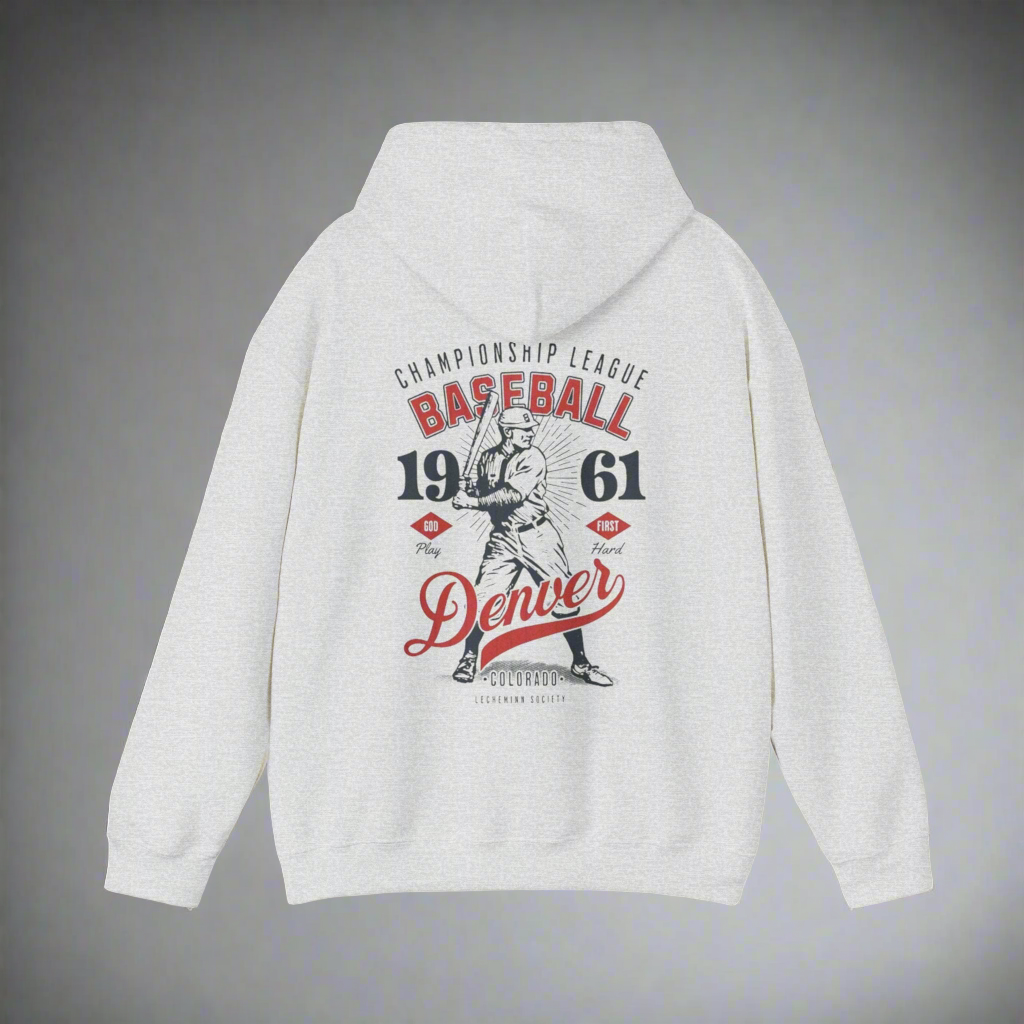 "Baseball" Hooded Sweatshirt -Lecheminn-