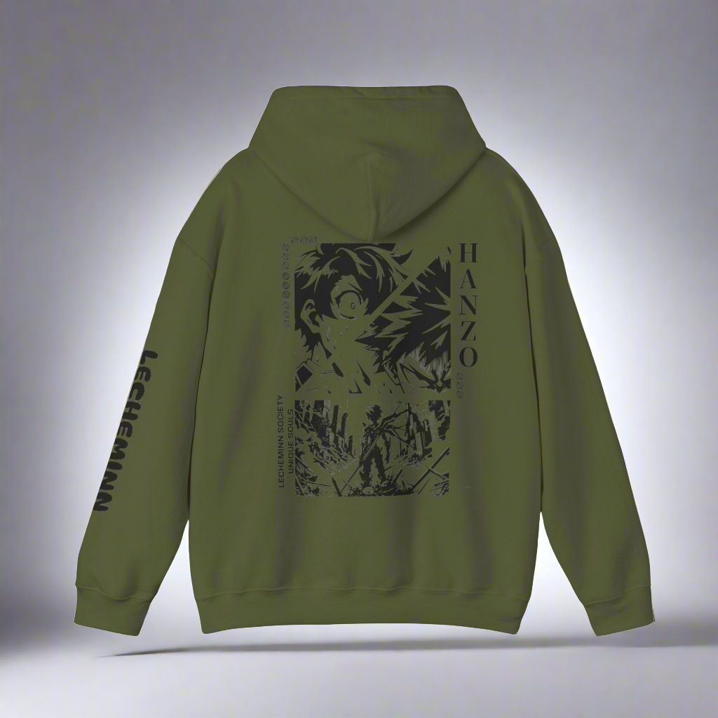 "Hanzo" Hooded Sweatshirt -Lecheminn-